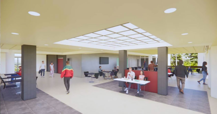 Reamer Center plans first floor persective