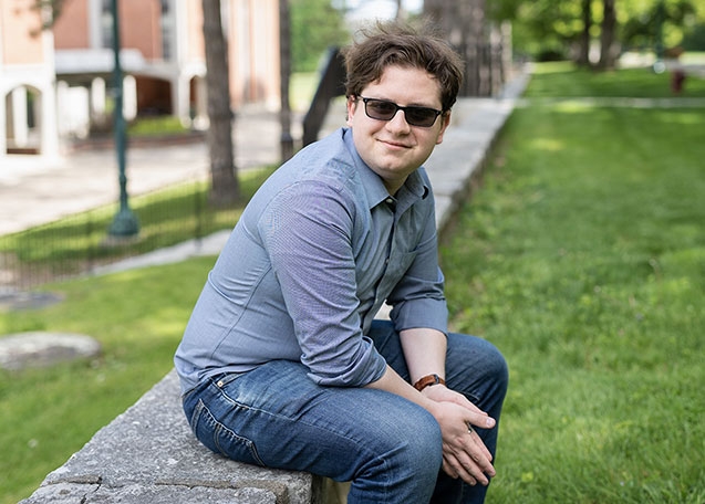 At Prize Day, Michael Rosenbaum ’23 received the Charles M. Tidmarch Prize, awarded to the senior political science student who has written the best thesis. He became the third generation of the Rosenbaum family with their own unique connection to longtime Union political science professor Charles Tidmarch.