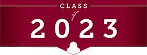 An image that says Commencement 2023