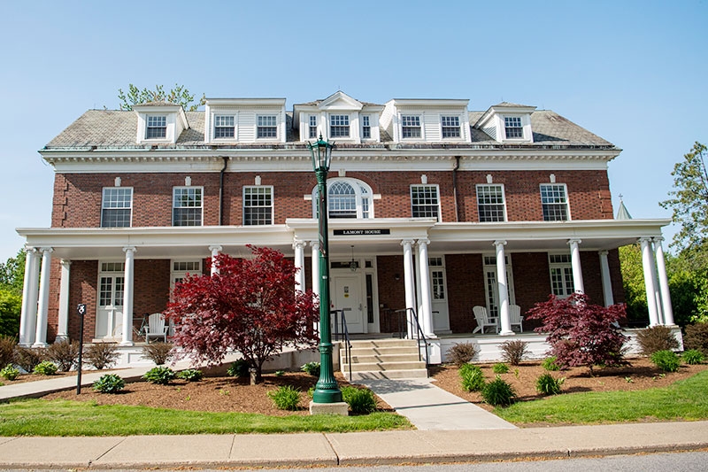 An exterior view of Lamont House