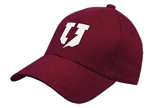 Garnet baseball cap with bolt U