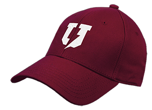 Garnet baseball cap with bolt U