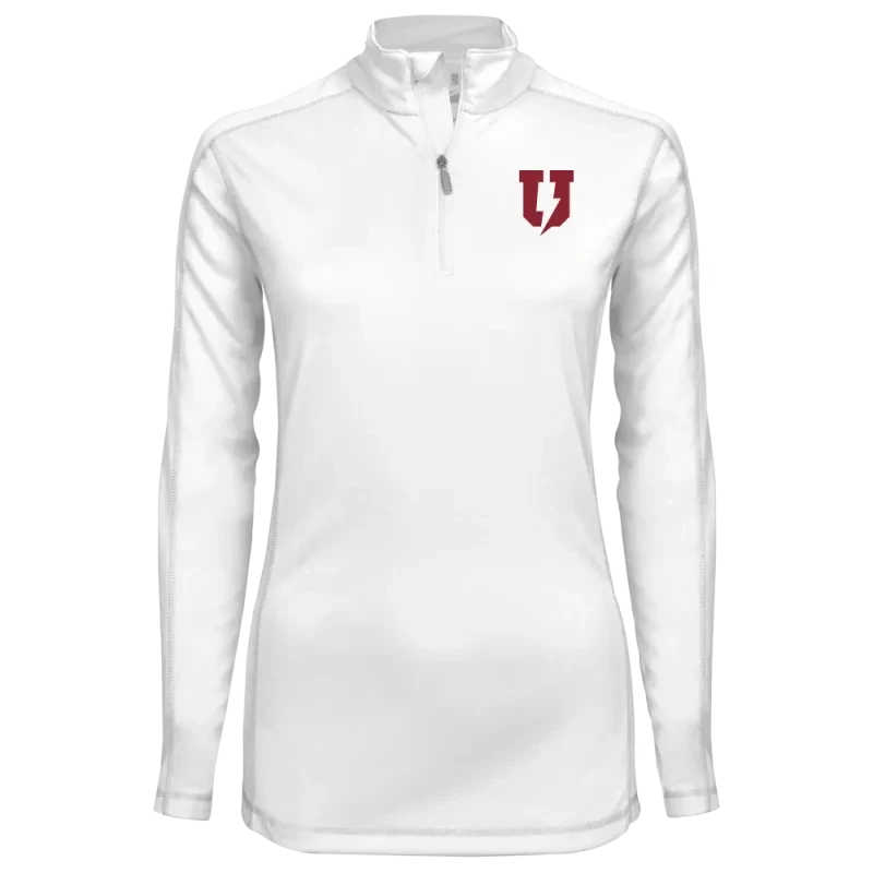 White long sleeve shirt with garnet bolt U