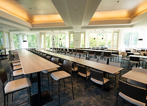 A view of the renovated Reamer dining facilities.