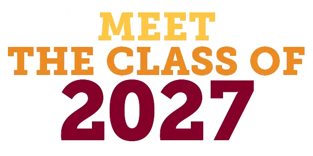 A graphic that reads meet the class of 2027