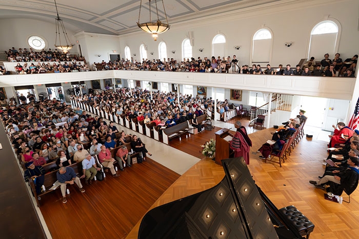 David Harris addresses Convocation