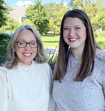 Yonna Palmer, left, and Shawna Gallagher