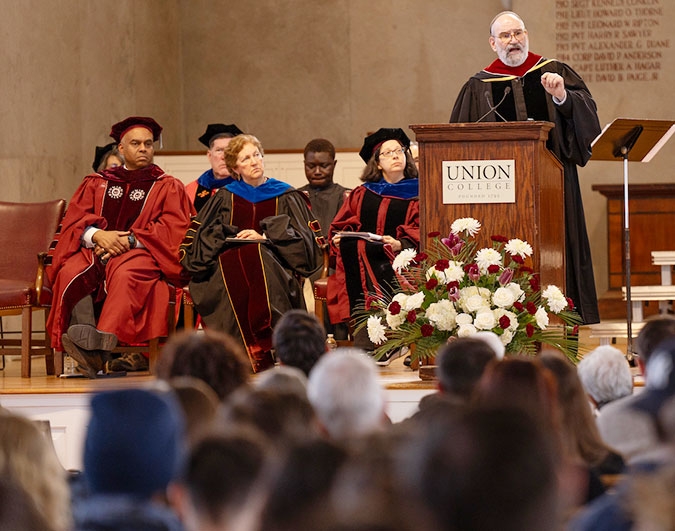 On a day when the roughly 5 million people worldwide born on leap day got to celebrate on their actual birthday, the campus community gathered in Memorial Chapel Thursday afternoon for their own annual celebration: Founders Day.
