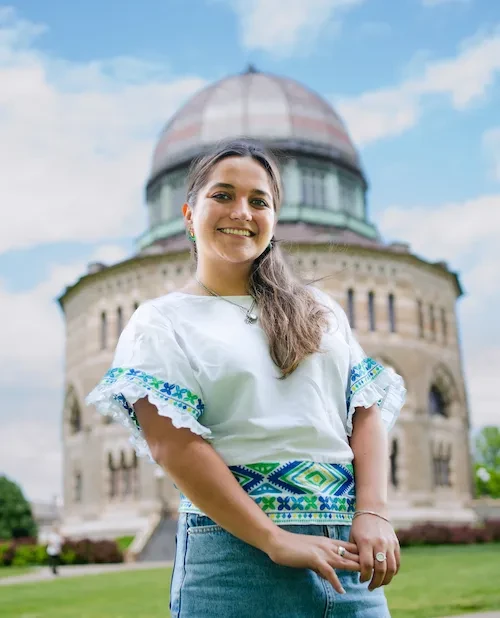 Marcela Quiroga Vargas ‘24 is the student speaker at the Class of 2024 Commencement. She auditioned for the honor and was chosen by a student committee.
