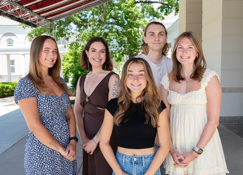 Five members of the Class of 2024 earned the distinction of salutatorian, as a result of achieving the second highest grade point average in the class. 