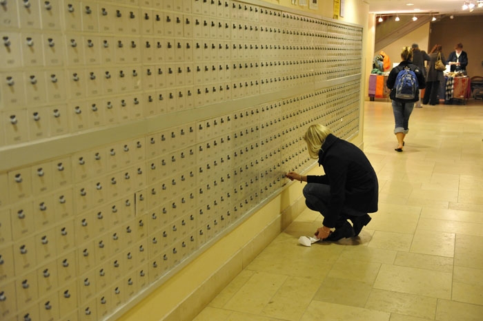 As a result, a growing number of colleges and universities have eliminated the rows of mailboxes to free up much-needed space for the hundreds of packages delivered to campus daily. This week, Union became the latest to focus on packages when workers from the Facilities Department began disassembling the 2,300 aluminum mailboxes in the Reamer Campus Center that have brought joy (and maybe a bill or two) to thousands of students over the decades. The campus center has hosted the mail room since 1975, except 
