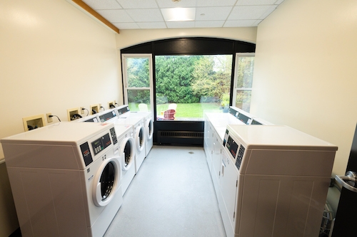 One of the biggest projects involved overhauling all 76 laundry rooms across campus, which includes student housing on Seward Place. Along with fresh paint and flooring, a total of 214 new washers and dryers have been installed across all laundry rooms after the College replaced its vendor.