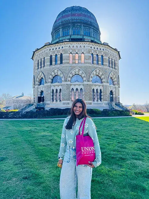 For Anjalika Kumar, there was little doubt where she would attend college. She was 12 when her family dropped off her brother, Eeshan ’21, at campus from their home in Allen, Texas. She has been eagerly awaiting to begin her own journey at Union.
