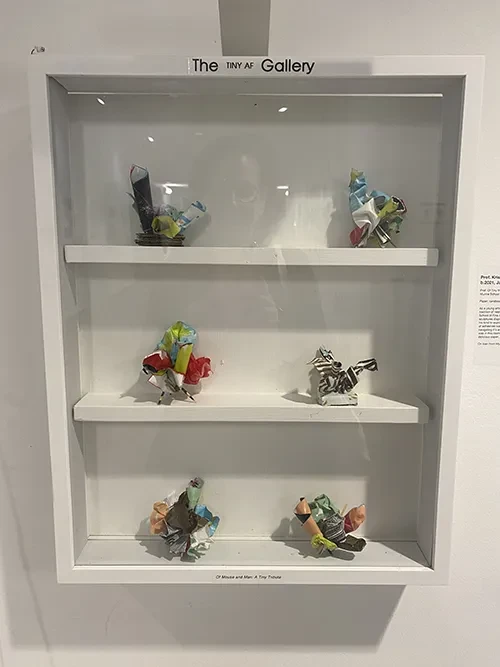Tiny video art gallery.