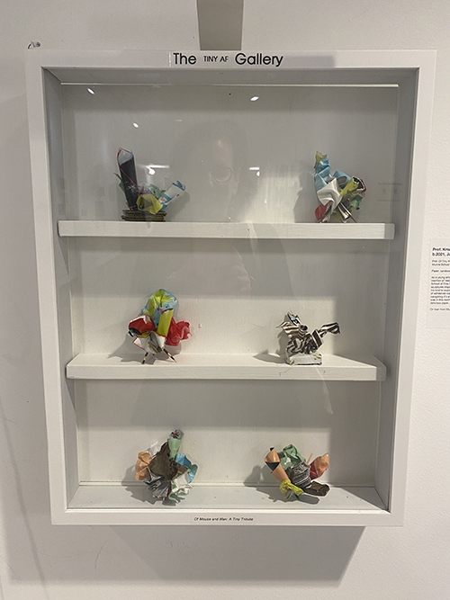 Tiny video art gallery.