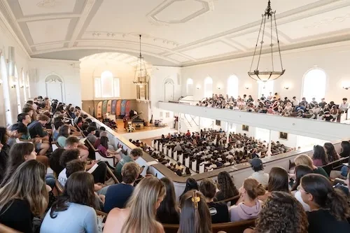 Union formally kicked off its 230th academic year Tuesday afternoon with its traditional Convocation ceremony in packed Memorial Chapel.