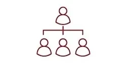 graphic of connected people icons