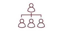 graphic of connected people icons