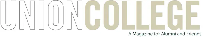 A graphic that says Union College Magazine