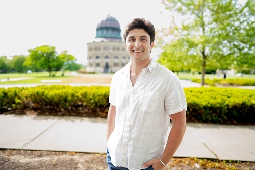 Aiden Markoff ‘25 is the student speaker at Commencement on Sunday, June 15. He auditioned for the honor and was chosen by a student committee.