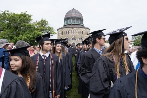 500 members of the Class of 2025 who were celebrated Sunday on Roger Hull Plaza during Union’s 231st commencement