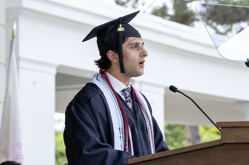Student speaker