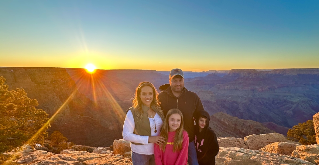 Ashley Breslin and her family 