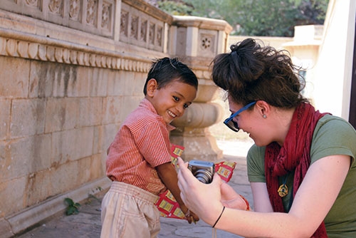 A Union student on a study abroad term