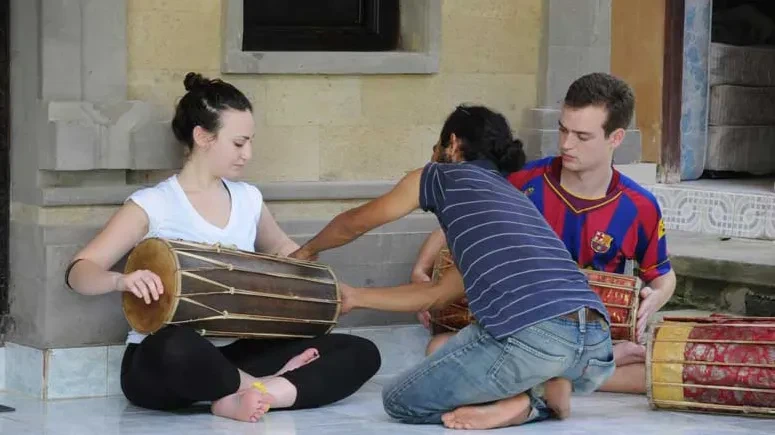 Drumming in Bali