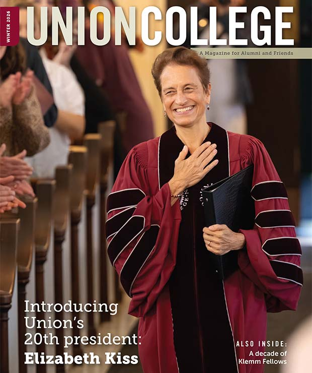 Union College magazine cover winter 2026