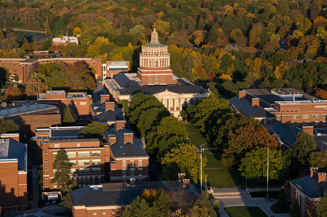 The campus of the University of Rochester