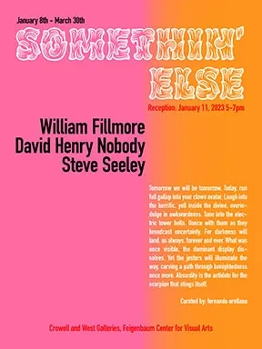 Somethin' Else exhibit poster