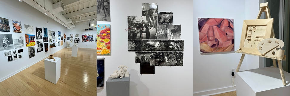 3 pictures from the 2025 Steinmetz Exhibit