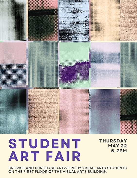 Student Art Fair poster