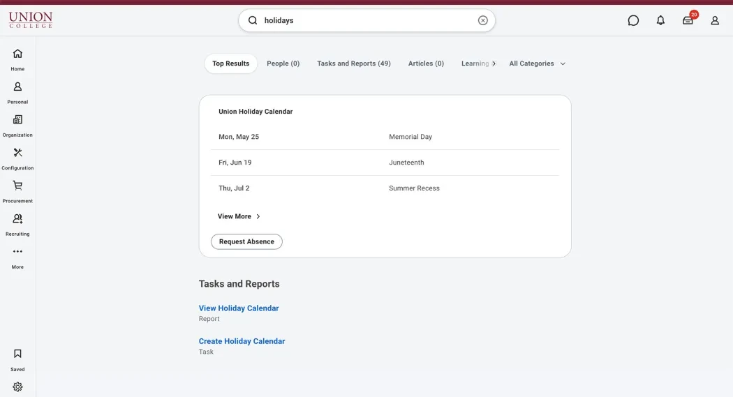 Updated Workday Search (2026r1)