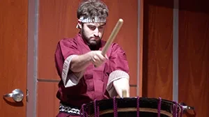 Zakuro-Daiko, the Union College Japanese drumming ensemble
