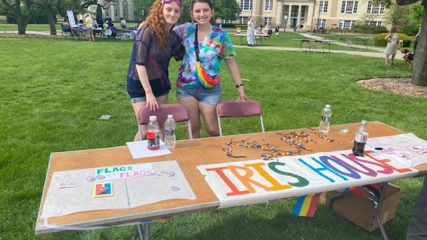 Students from Iris House at Pride Fest