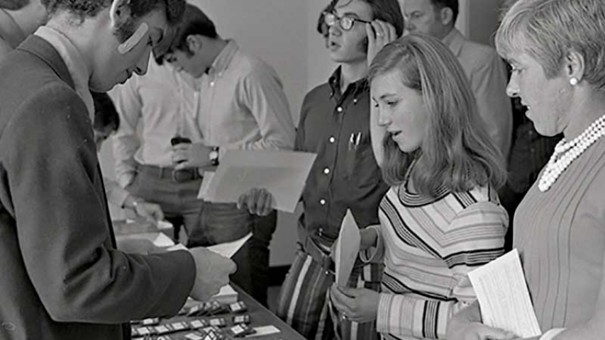 Virginia (Ginny) Bade '74 with her mother Joann Bade