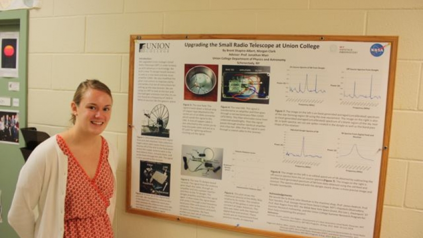 Morgan with summer 2014 poster