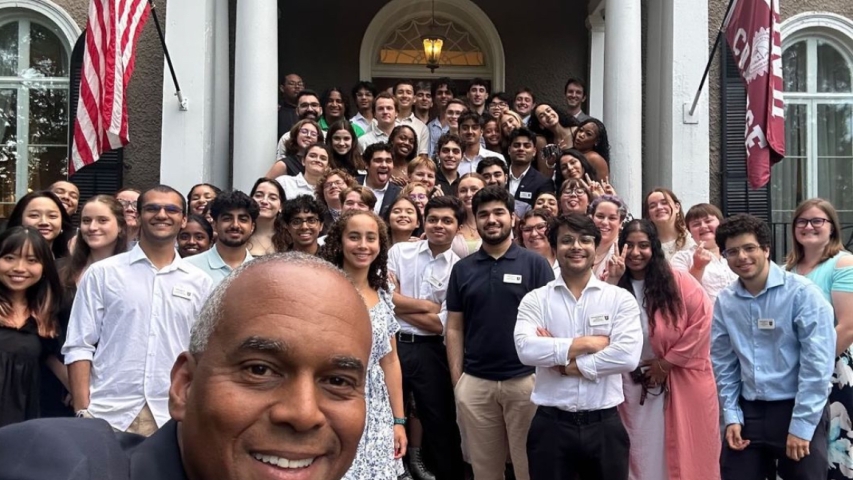 RAs with President Harris