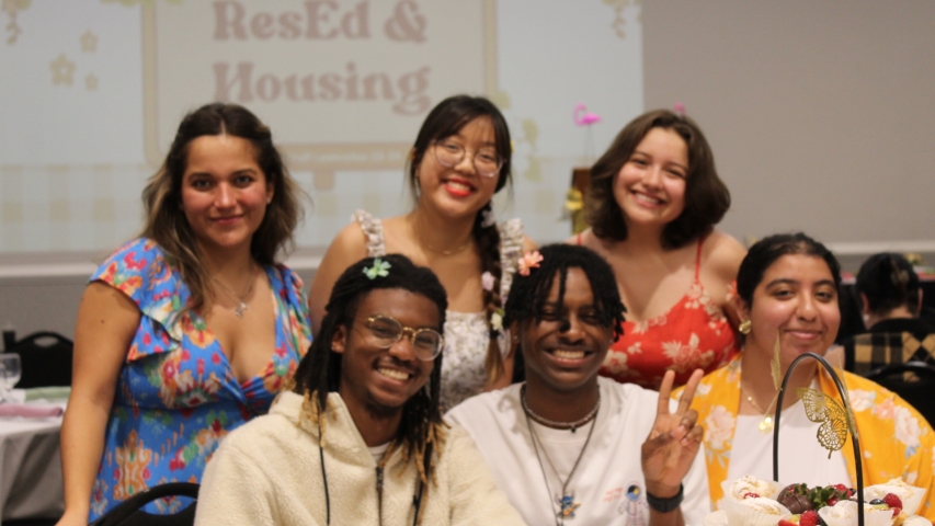 Student Staff Members at End of Year Celebration