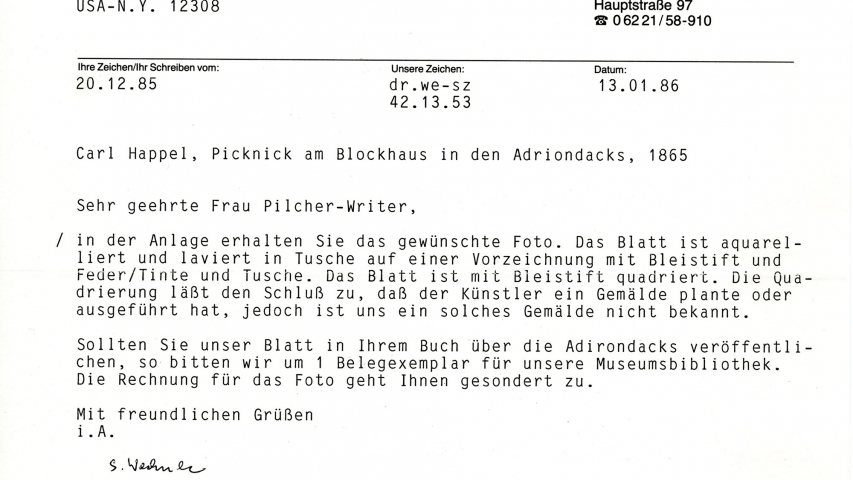 Pilcher Correspondence