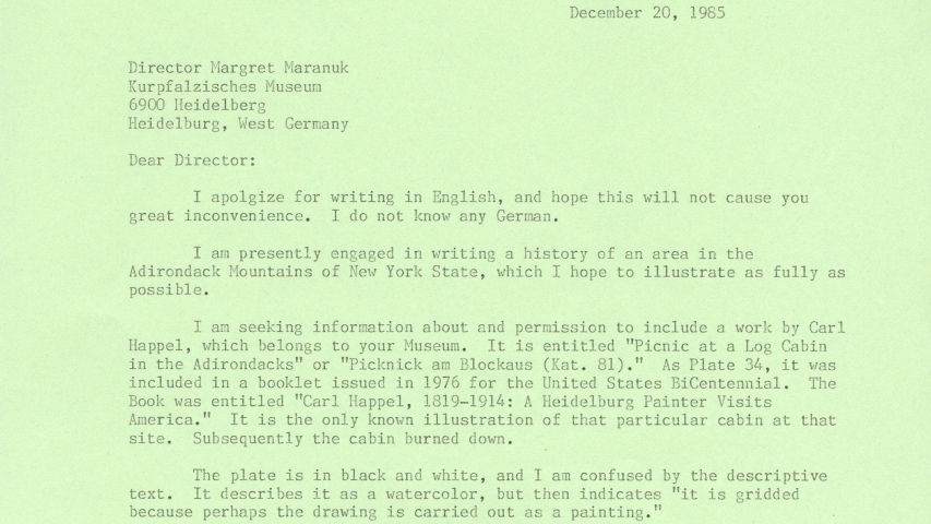 Pilcher Correspondence