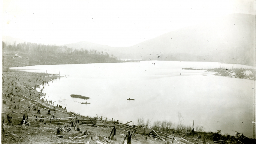 The Adirondacks in the late 19th century.