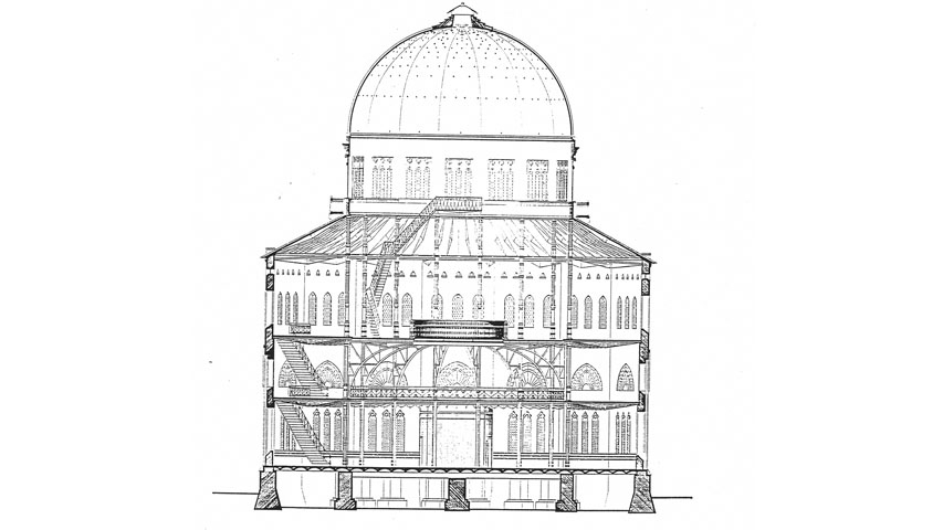 Nott Memorial Restoration Interior Architect Sketch A