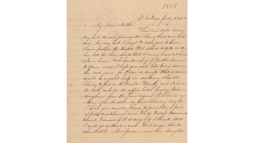 Sheldon Jackson to Delia Jackson letter, Sheldon Jackson Collection (SCA-0067)