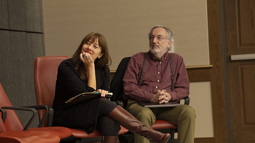 Prof. Mark Walker (History, STS), and Prof. Jenelle Troxell (English, Film Studies, GSWS)