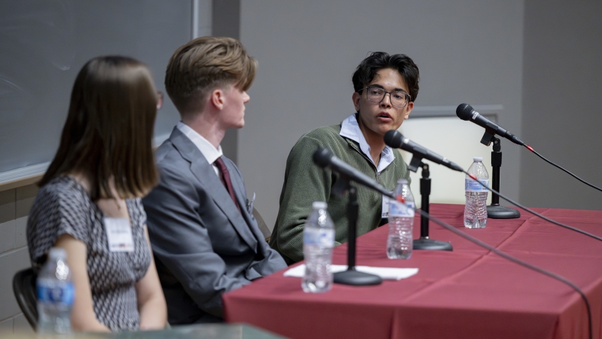 Student Presenter discussion