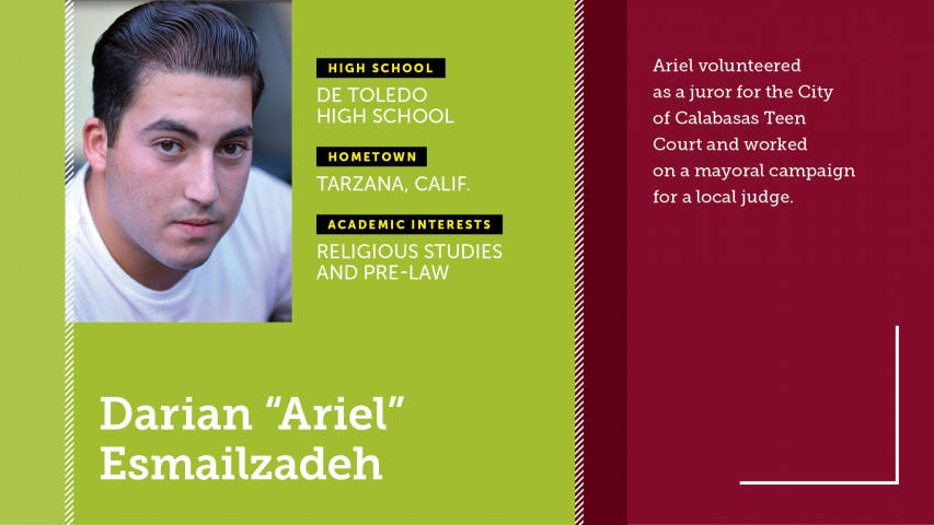 Darian Esmailzadeh calss of 2023