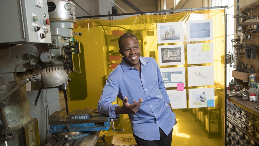 This ME student is built a professional-grade testing apparatus.